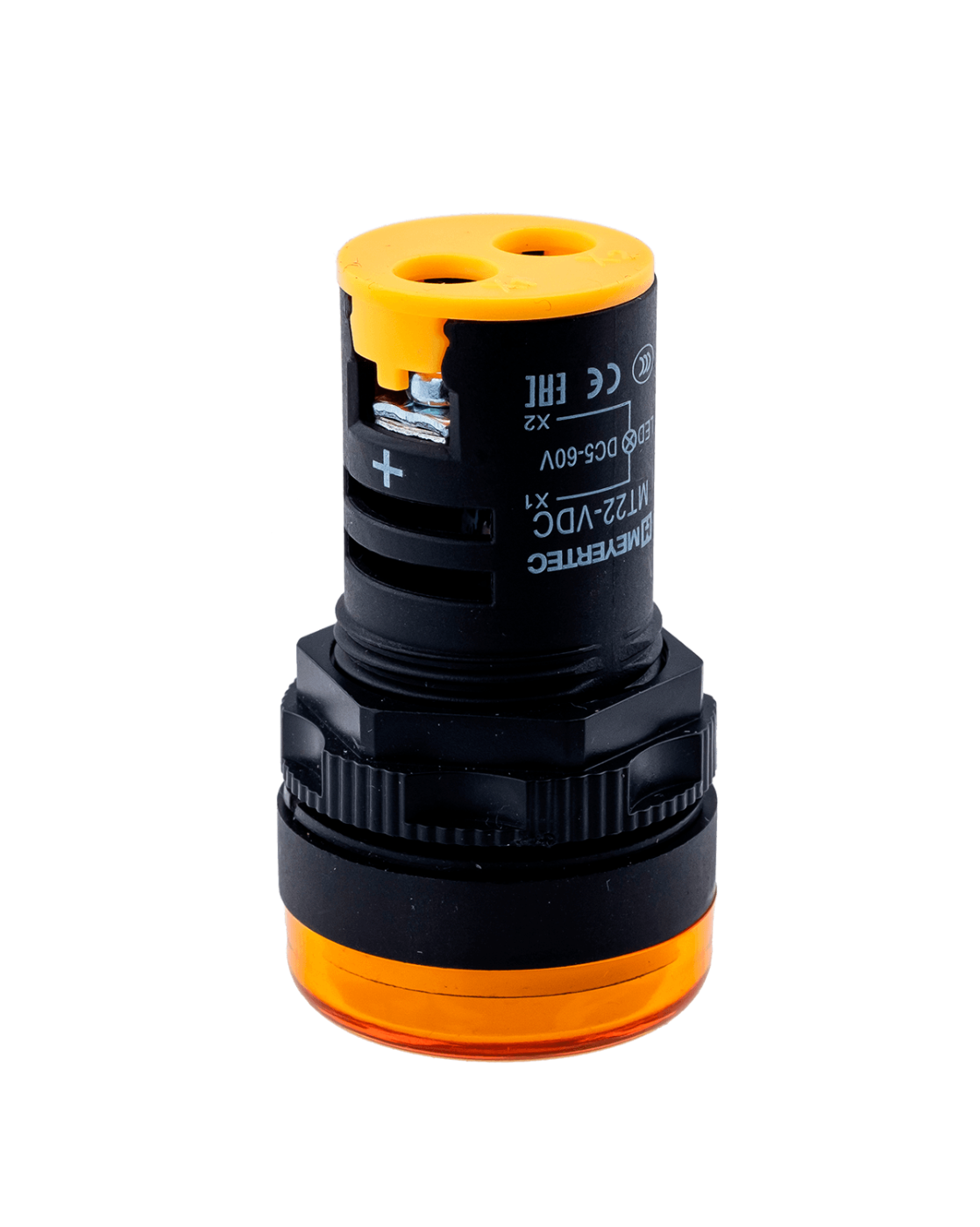 Индикатор напряжения, 5-60V DC, желтый