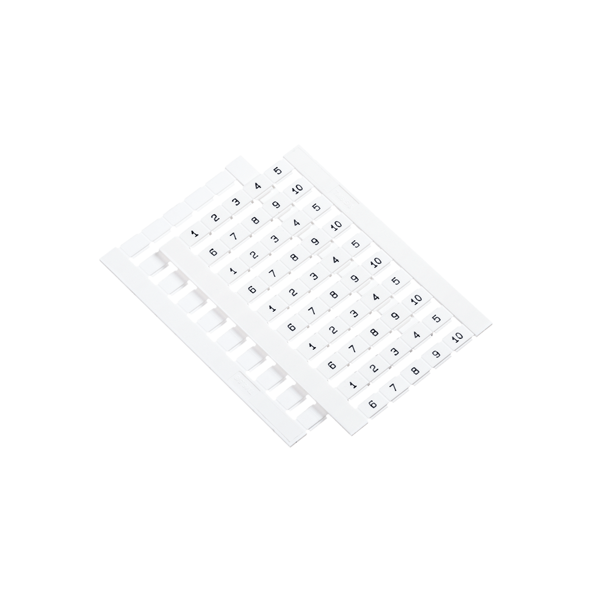 Маркировка пружинных клемм 6, 10, 16 мм²,  (L1, L2, L3, N, PE) (уп. 100 шт.)