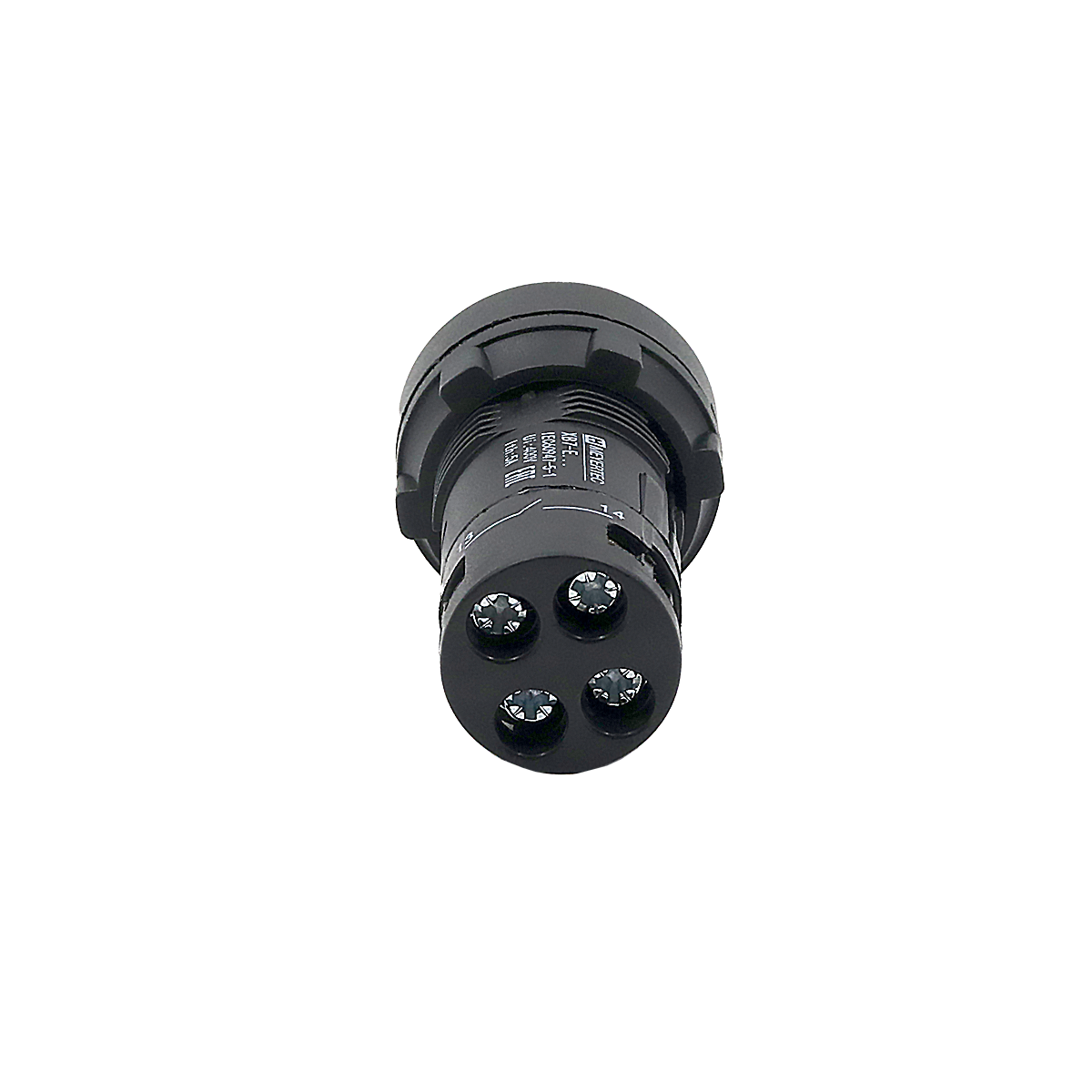Кнопка синяя выступающая с подсветкой, 1NO, 24V AC/DC, IP54, пластик