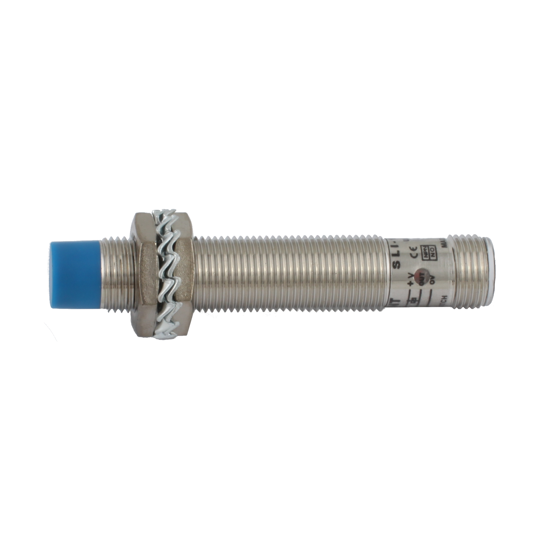 INNOCONT Индуктивный датчик, M12x1, L=61 мм, неэкранированный, зона срабатывания 4 мм, -25 +60 С, 12…24 VDC, IP67, выход: PNP NO, макс. ток 200 мА, разъем M12 SLI-12P4C