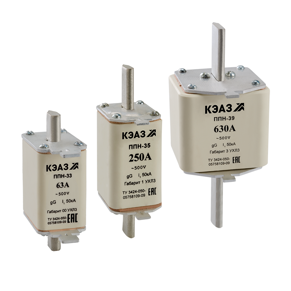 Вставка плавкая ППН-35-X0-1-25А-УХЛ3-КЭАЗ, 12 шт