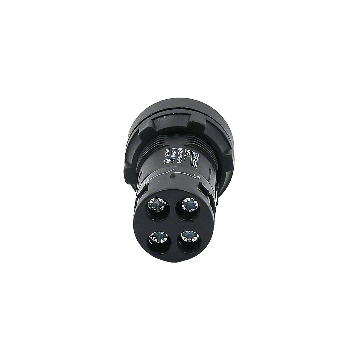 Кнопка зеленая выступающая с подсветкой, 1NO,  24V AC/DC, IP54, пластик