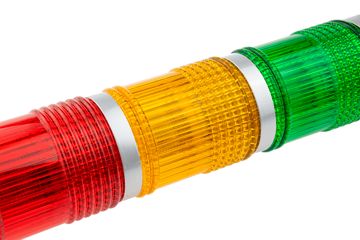 Светосигнальная колонна с зуммером, 220В AC