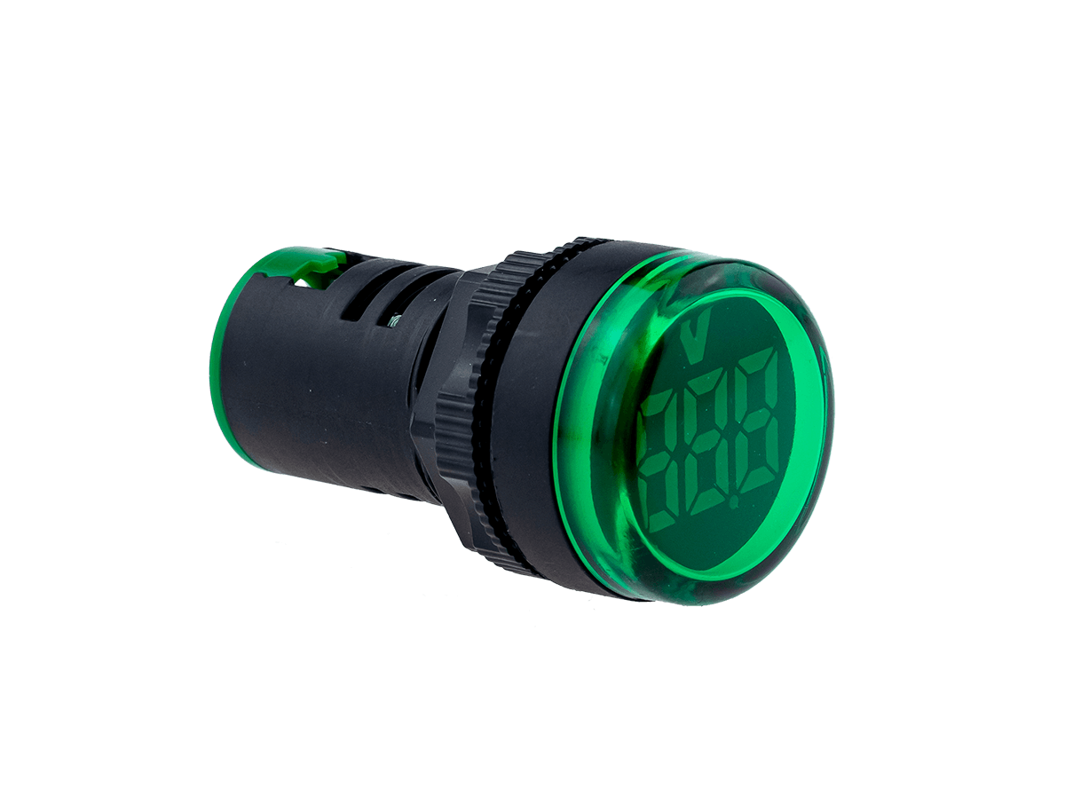 Индикатор напряжения, 5-60V DC, зеленый