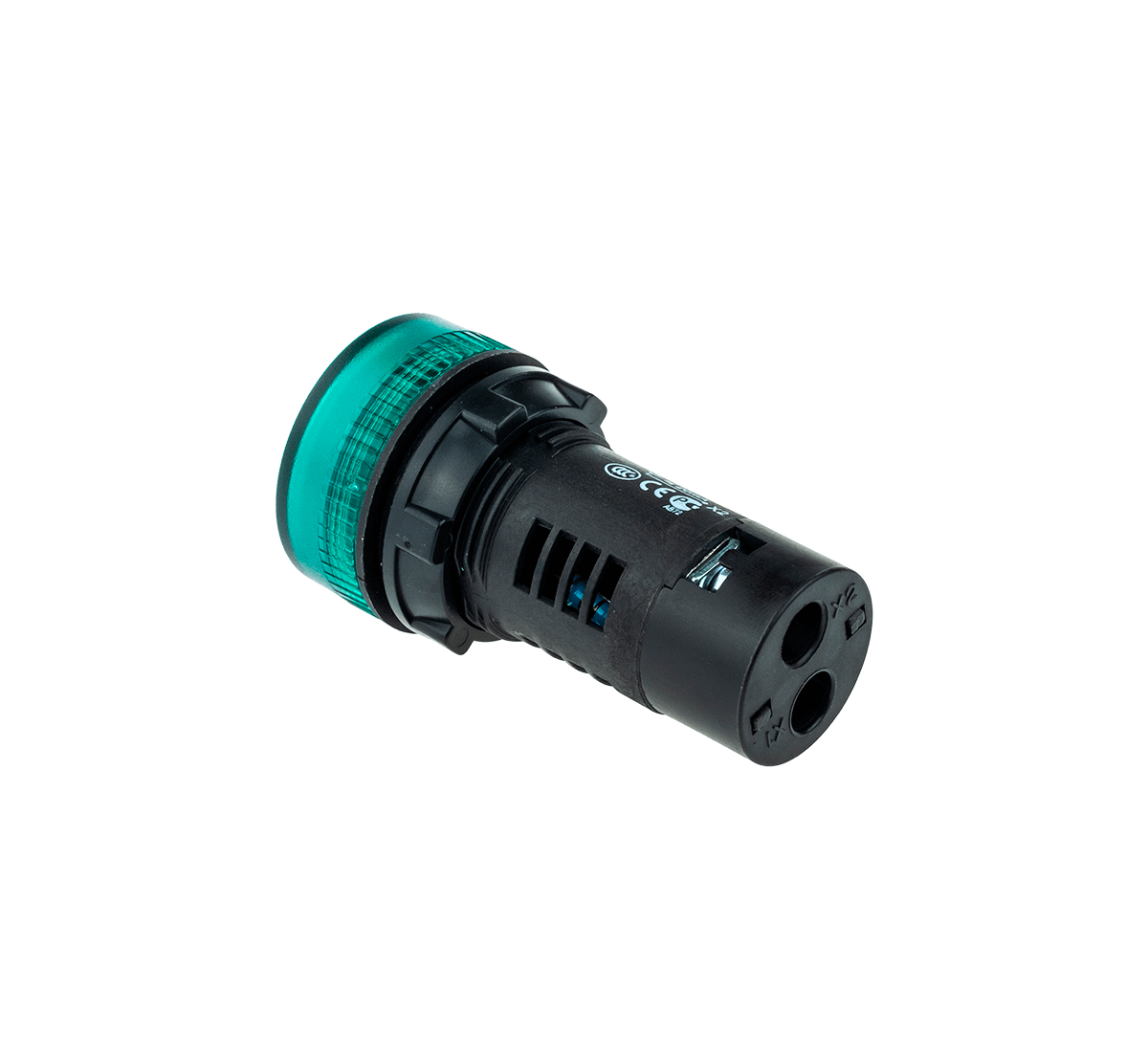Сигнальная лампа 22мм, зеленый, 220V AC/DC