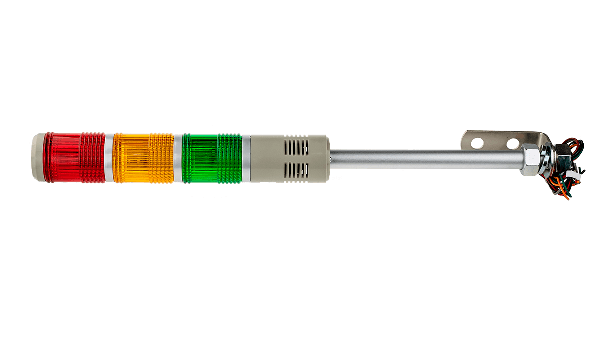 Светосигнальная колонна с зуммером, 24В AC/DC