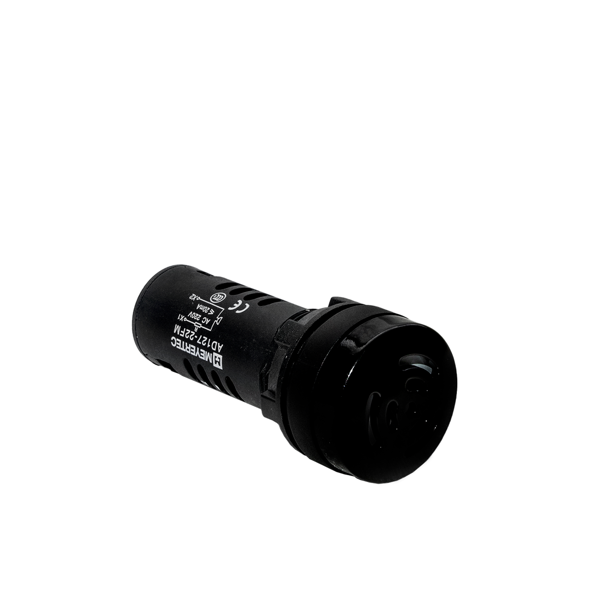 Зуммер без подсветки, 80дБ, черный, 220V AС, IP65, пластик