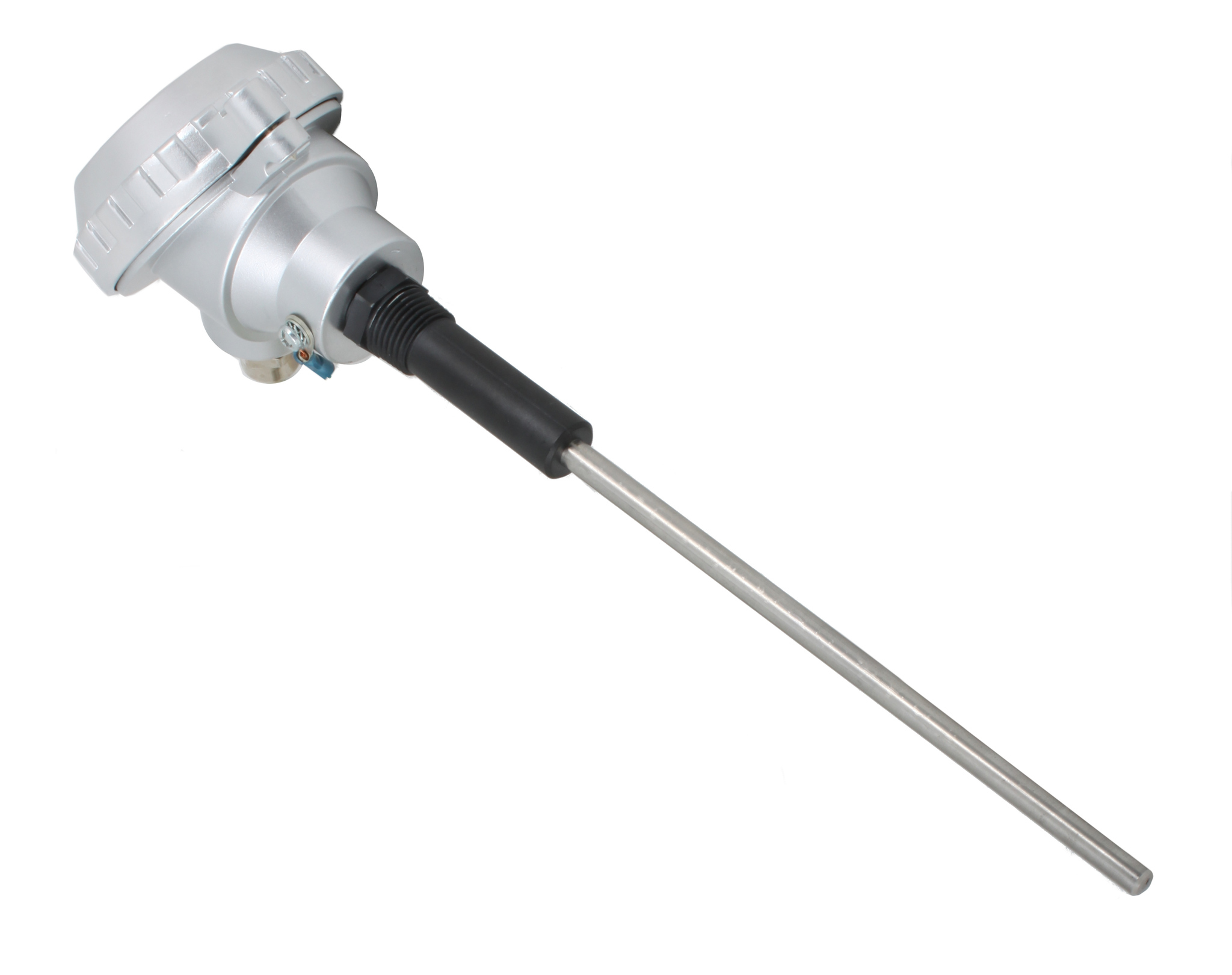 Датчик пыли, зонд L=150 мм, -20 +150 С, Pmax=2 bar, 24 VDC, IP 65, соединение- резьба 1/2" NPT пластик, выходной сигнал- реле DPDT, кабель 2 метра