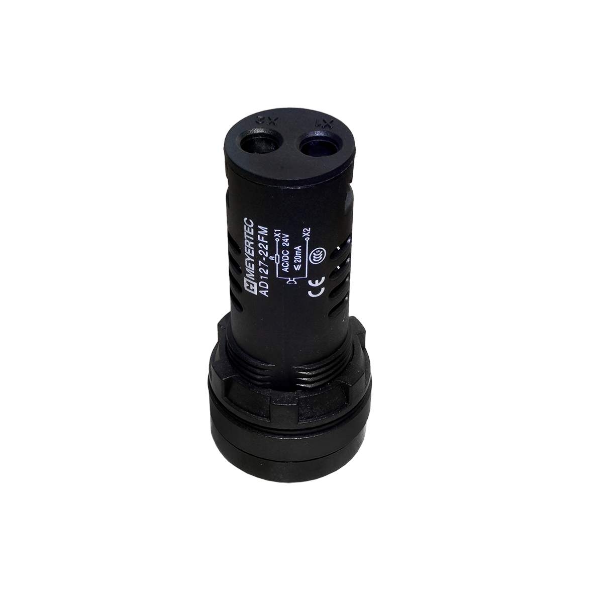 Зуммер без подсветки, 80дБ, черный, 24V AС/DC, IP65, пластик