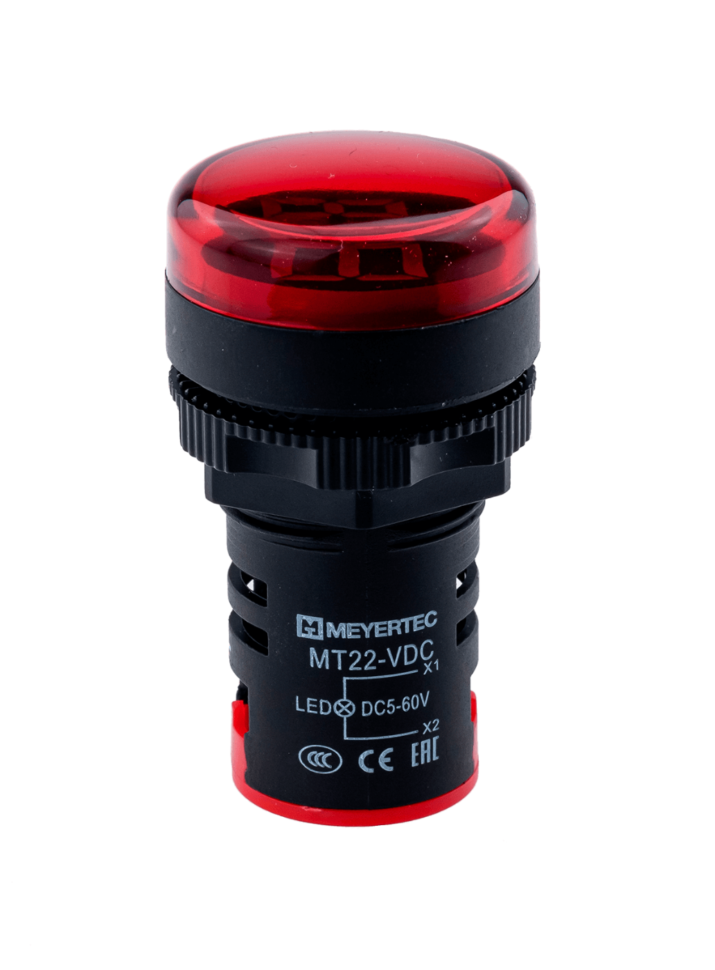 Индикатор напряжения, 5-60V DC, красный