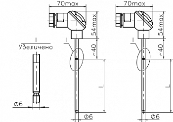 КТПТР‑05 комплекты термопреобразователей платиновых технических разностных 
