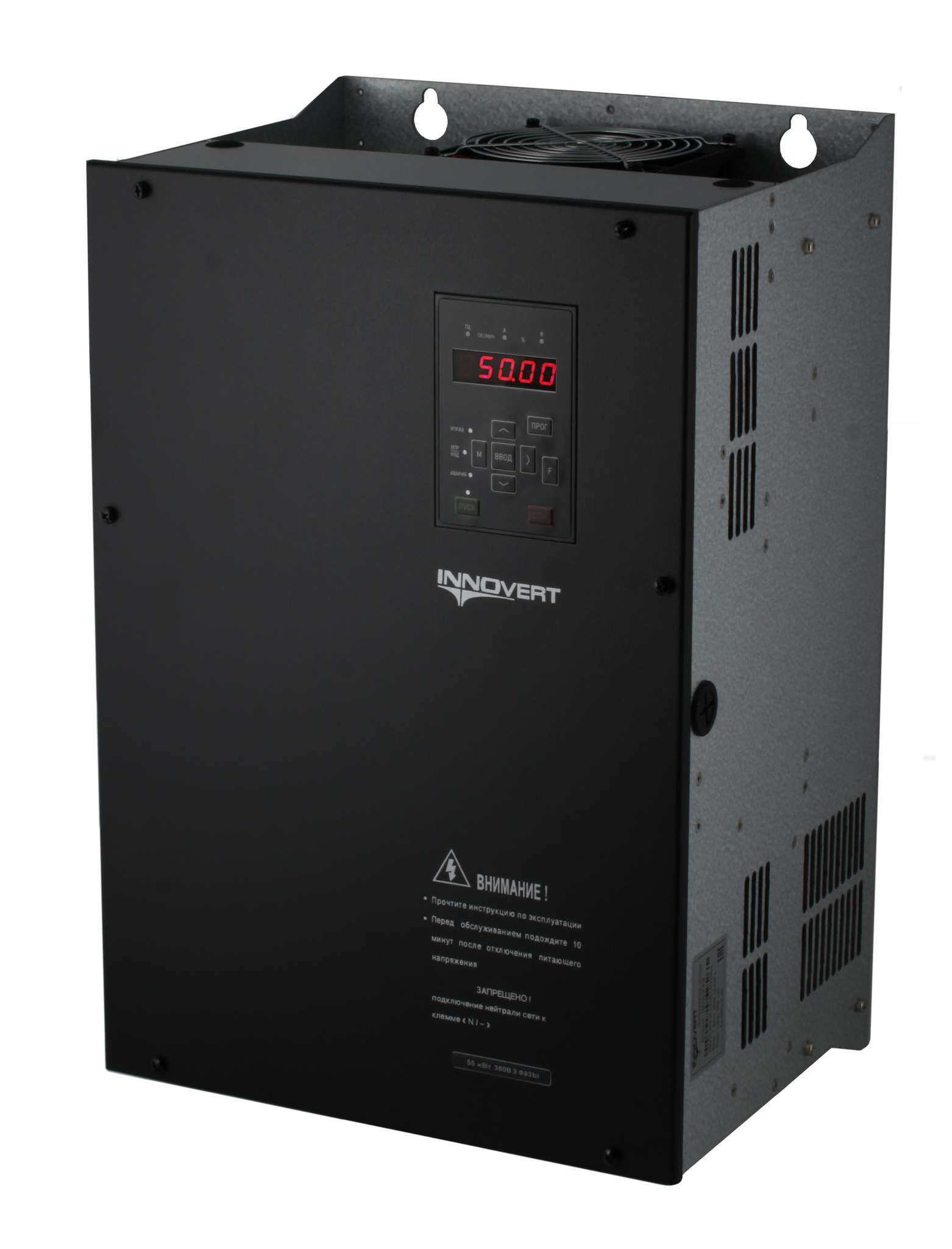 Преобразователь частоты INNOVERT IBD753P43E (75кВтx380 В), выходной ток 150 А