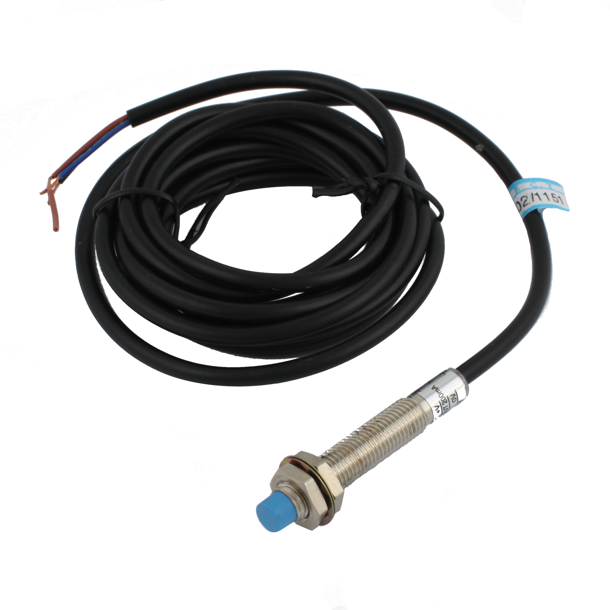 INNOCONT Индуктивный датчик, M8x1, L=49 мм, неэкранированный, зона срабатывания 2 мм, -25 +60 С, 12…24 VDC, IP65, выход: PNP NO, макс. ток 200 мА, кабель 2 м SL-8P2C