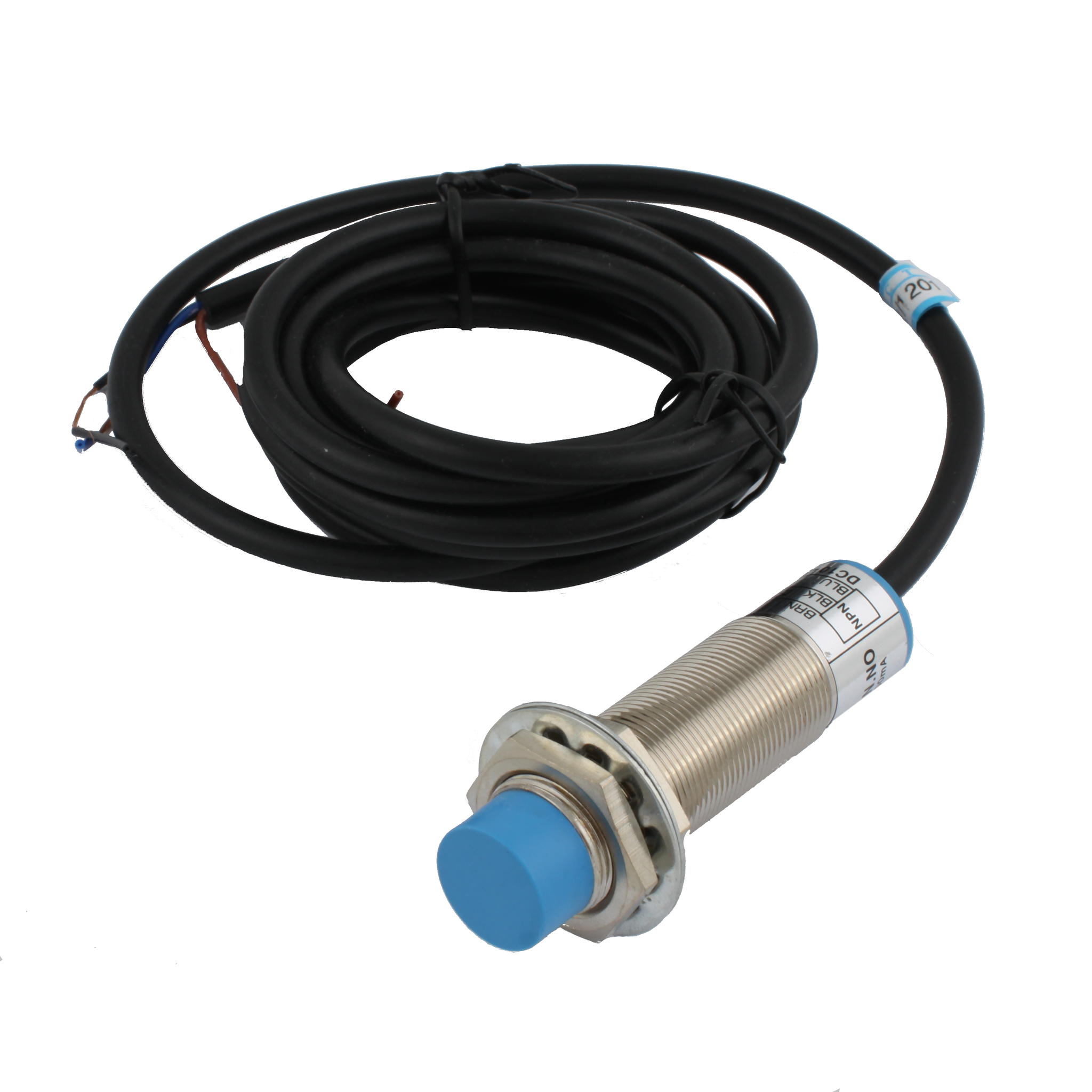 INNOCONT Емкостный датчик, M18x1, L=71 мм, зона срабатывания 10 мм, -25 +60 С, 12…24 VDC, IP65, выход: NPN NO, макс. ток 200 мА, кабель 2 м SC-18N10C