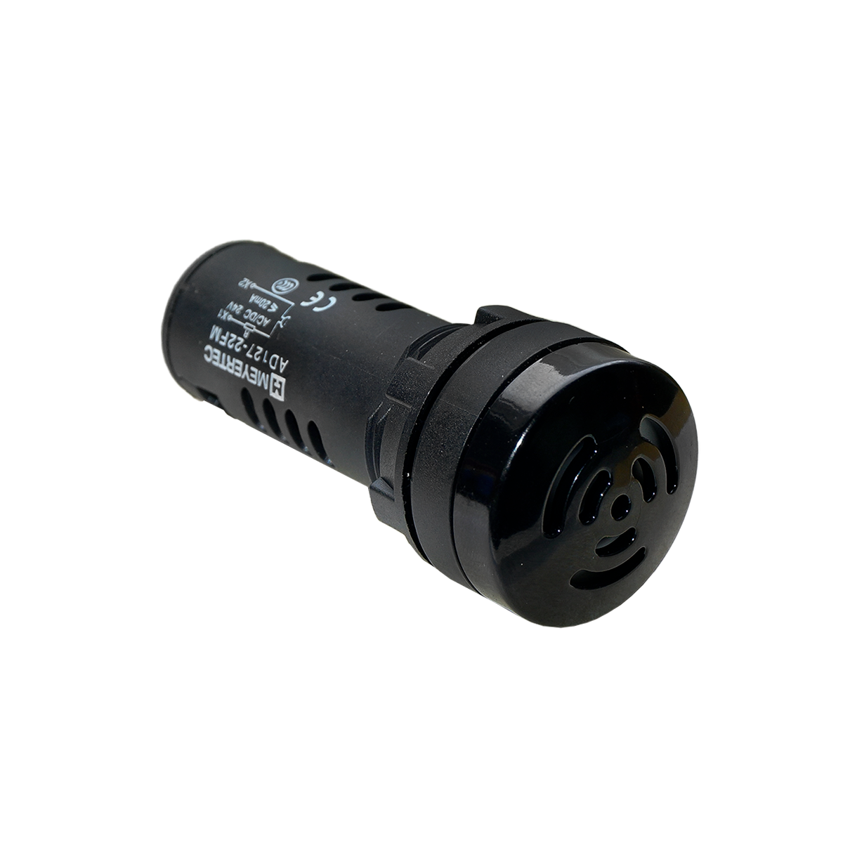 Зуммер без подсветки, 80дБ, черный, 24V AС/DC, IP65, пластик