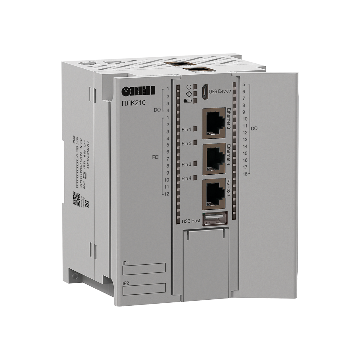 ПЛК210 CS ОВЕН контроллер для средних и распределенных систем автоматизации