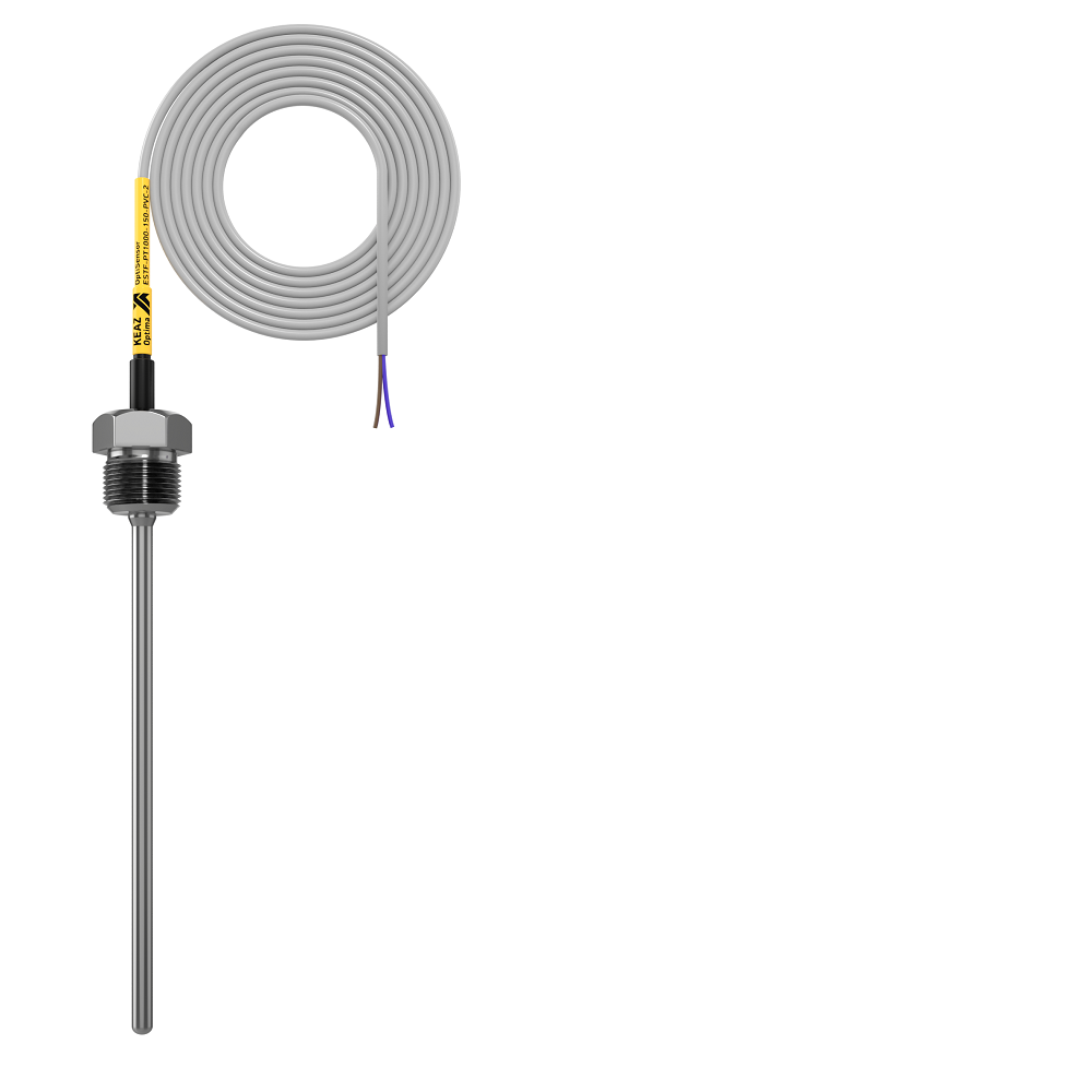 Датчик температуры погружной OptiSensor ESTF-PT1000-150-PVC-2