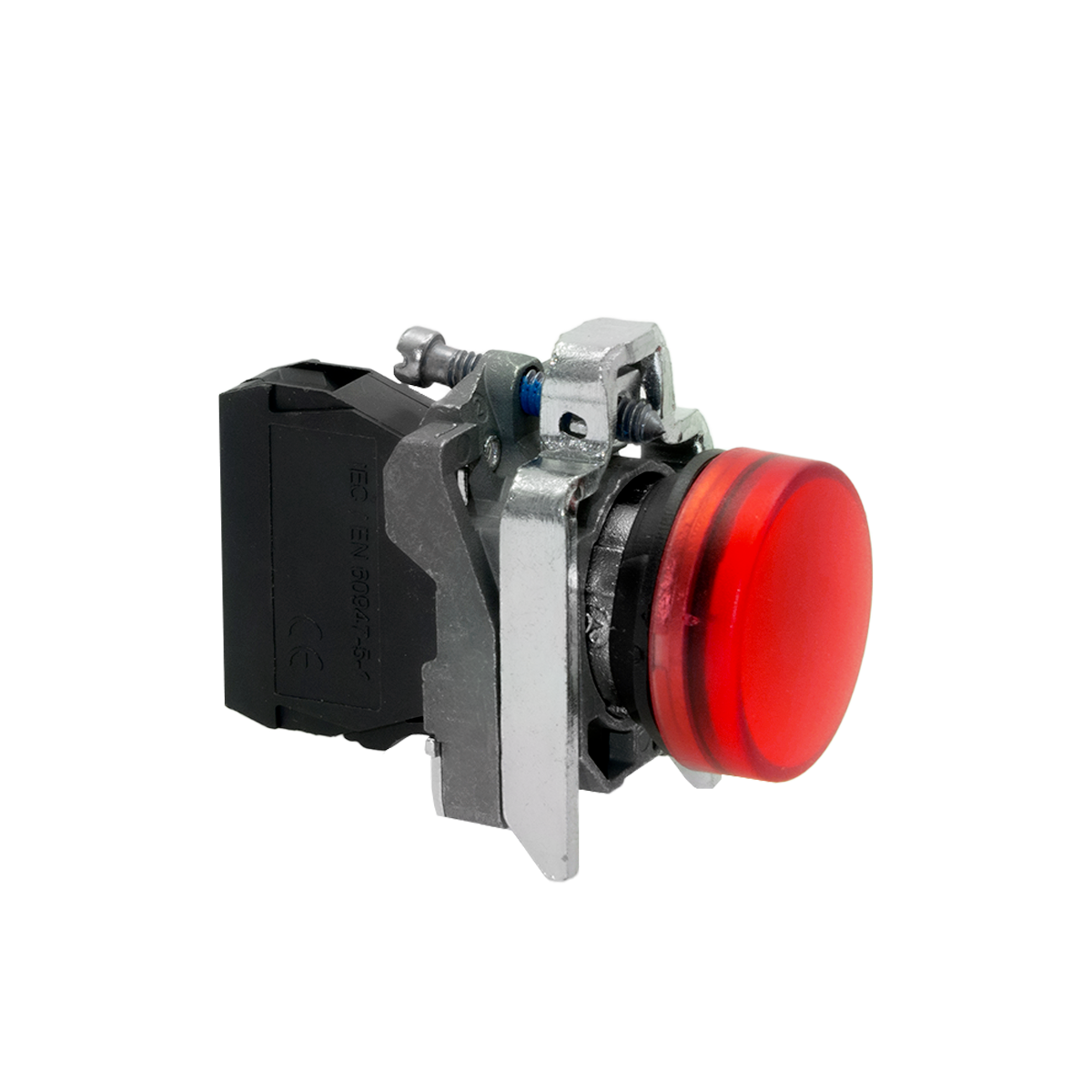 Лампа сигнальная красная, 24V AС/DC, IP65, металл