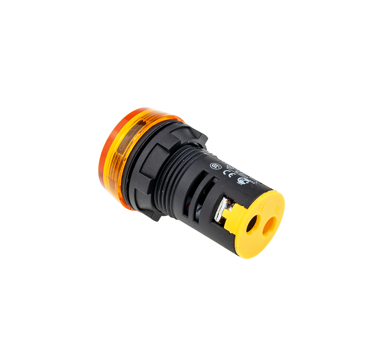 Сигнальная LED лампа, желтый, 110V AC/DC IP65