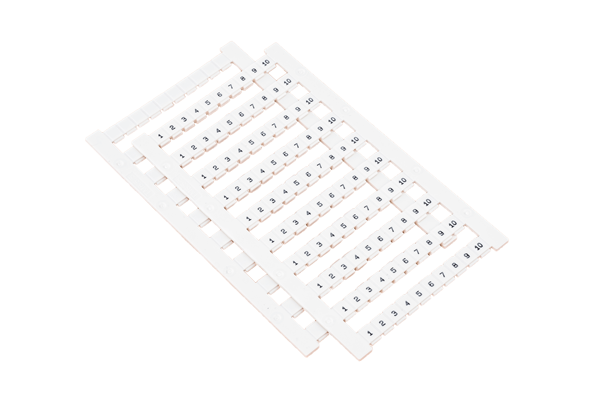 Маркировка пружинных клемм 4 мм², пустая (уп. 100 шт.)
