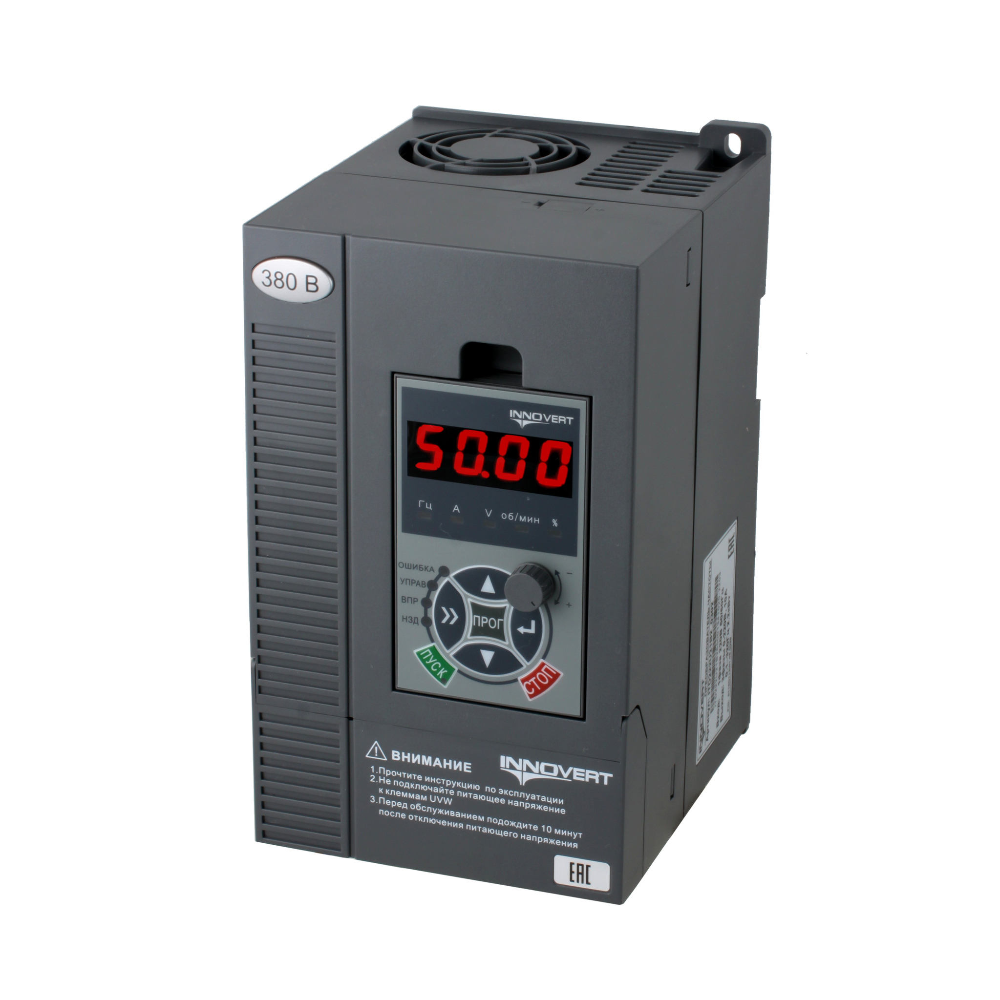 Преобразователь частоты INNOVERT PUMP IHD402P43T (4,0 кВтx380 В), выходной ток 9 А