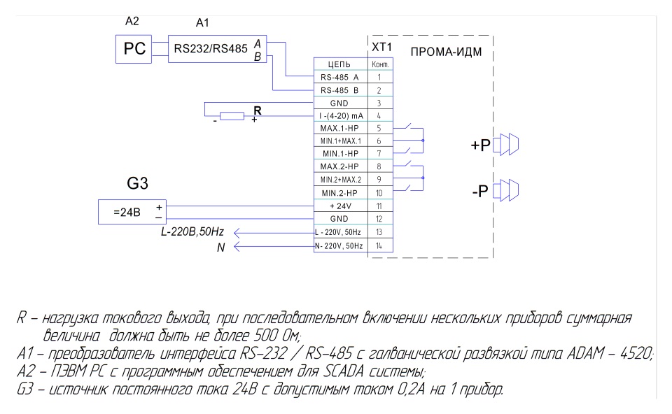 Adam 4520 схема