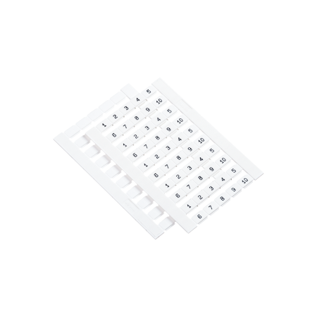 Маркировка пружинных клемм 6, 10, 16 мм², пустая (уп. 100 шт.)