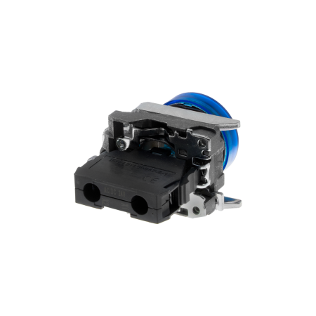 Лампа сигнальная синяя, 24V AС/DC, IP65, металл