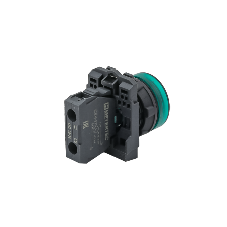Лампа сигнальная зеленая, 220V AС/DC, IP65, пластик