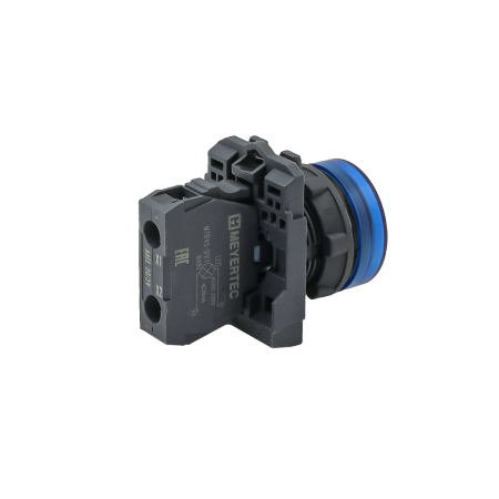 Лампа сигнальная синяя, 220V AС/DC, IP65, пластик