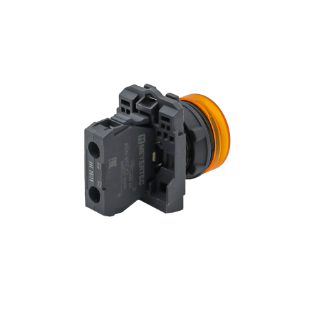 Лампа сигнальная желтая, 24V AС/DC, IP65, пластик
