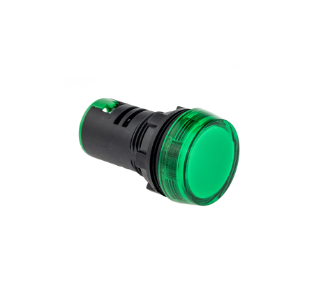 Сигнальная LED лампа, зеленый, 110V AC/DC IP65
