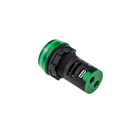 Сигнальная LED лампа, зеленый, 110V AC/DC IP65