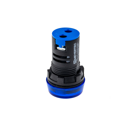 Сигнальная LED лампа, синий, 110V AC/DC IP65
