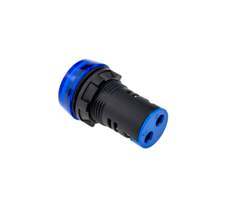 Сигнальная LED лампа, синий, 110V AC/DC IP65