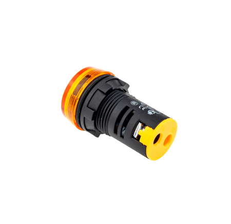 Сигнальная лампа, желтый, 220V AC IP65