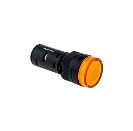 Сигнальная лампа 16мм, желтый, 220V AC