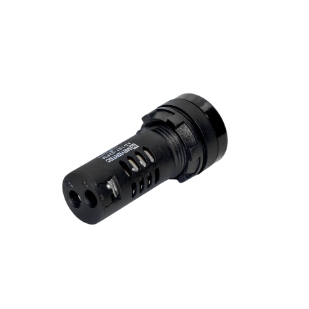 Зуммер без подсветки, 80дБ, черный, 220V AС, IP65, пластик