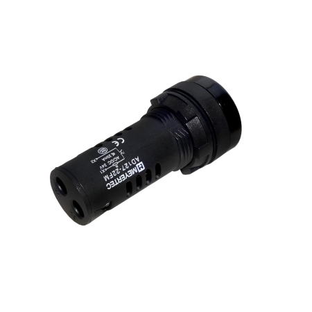 Зуммер без подсветки, 80дБ, черный, 24V AС/DC, IP65, пластик