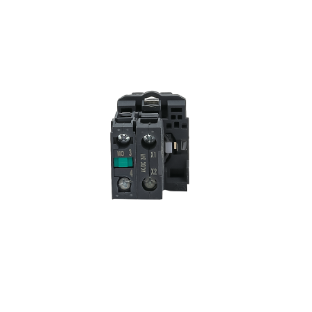 Переключатель  на 2 положения с фиксацией и подсветкой,  желтый, 1NO, 24V AC/DC, IP65, пластик