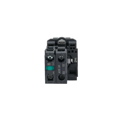 Переключатель  на 3 положения с фиксацией и подсветкой, синий, 1NO, 24V AC/DC, IP65, пластик