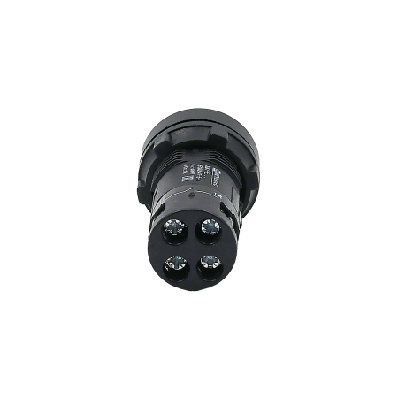 Кнопка зеленая выступающая с подсветкой, 1NO,  24V AC/DC, IP54, пластик