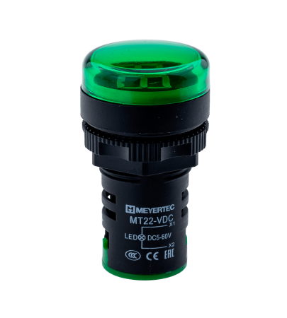 Индикатор напряжения, 5-60V DC, зеленый