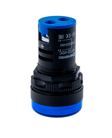 Индикатор напряжения, 5-60V DC, синий