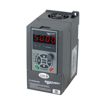 Преобразователь частоты векторный INNOVERT ITD551U21B2, 220В, 0,55кВт, 3,5А