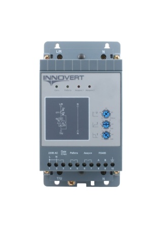 INNOVERT устройство плавного пуска , номинальный ток 9 а, питание управления 24в dc, rs-485 SSD152D21E