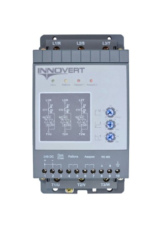 INNOVERT устройство плавного пуска , номинальный ток 7,5 а, питание управления 220в ac, rs-485 SSD402A43E