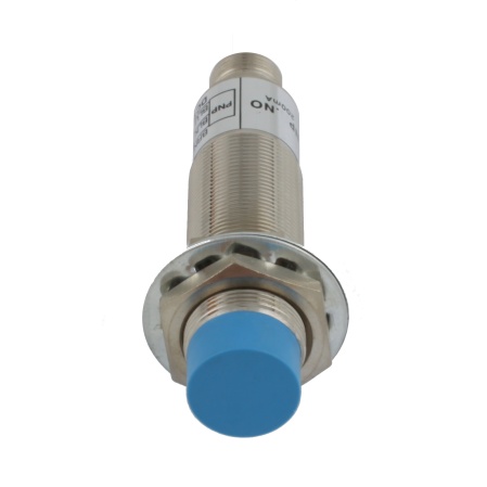 INNOCONT Индуктивный датчик, M18x1, L=73 мм, неэкранированный, зона срабатывания 8 мм, -25 +60 С, 12…24 VDC, IP67, выход: PNP NO, макс. ток 200 мА, разъем M12 SLI-18P8C