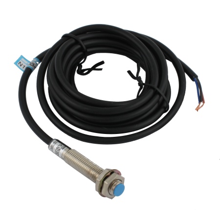 INNOCONT Индуктивный датчик, M8x1, L=49 мм, экранированный, зона срабатывания 1 мм, -25 +60 С, 12…24 VDC, IP65, выход: PNP NO, макс. ток 200 мА, кабель 2 м SL-8P1C