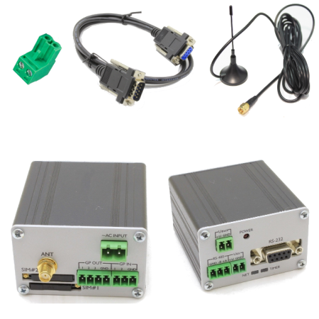 Bitcord CT-2-05 AC KIT, промышленный GSM/GPRS модем с Python (Встроенный блок питания)